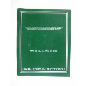 Leslie Hindman Auctioneers Auction Catalog 1986 Old Master Paintings Drawings
